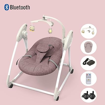 Electrique Balancelle Renforcee Bebe Multifonctions Pliable Transat Musical Apaisant Pour Bebe A 2 Amazon Fr Bricolage