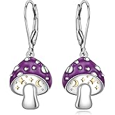 Alphm 925 Sterling Silver Lotus/Tulip/Scottish Thistle Flower Earrings for Women Lotus/Tulip/Scottish Thistle Flower Jewelry for Mom Wife Daughter Sister