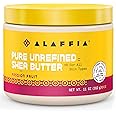 Alaffia Pure Unrefined Shea Butter with Passion Fruit, Pure Shea Butter Lotion, Moisture for Skin and Hair, Shea Body Butter Moisturizer, Face Moisturizer for Dry Skin, All Skin Types, 11 Oz