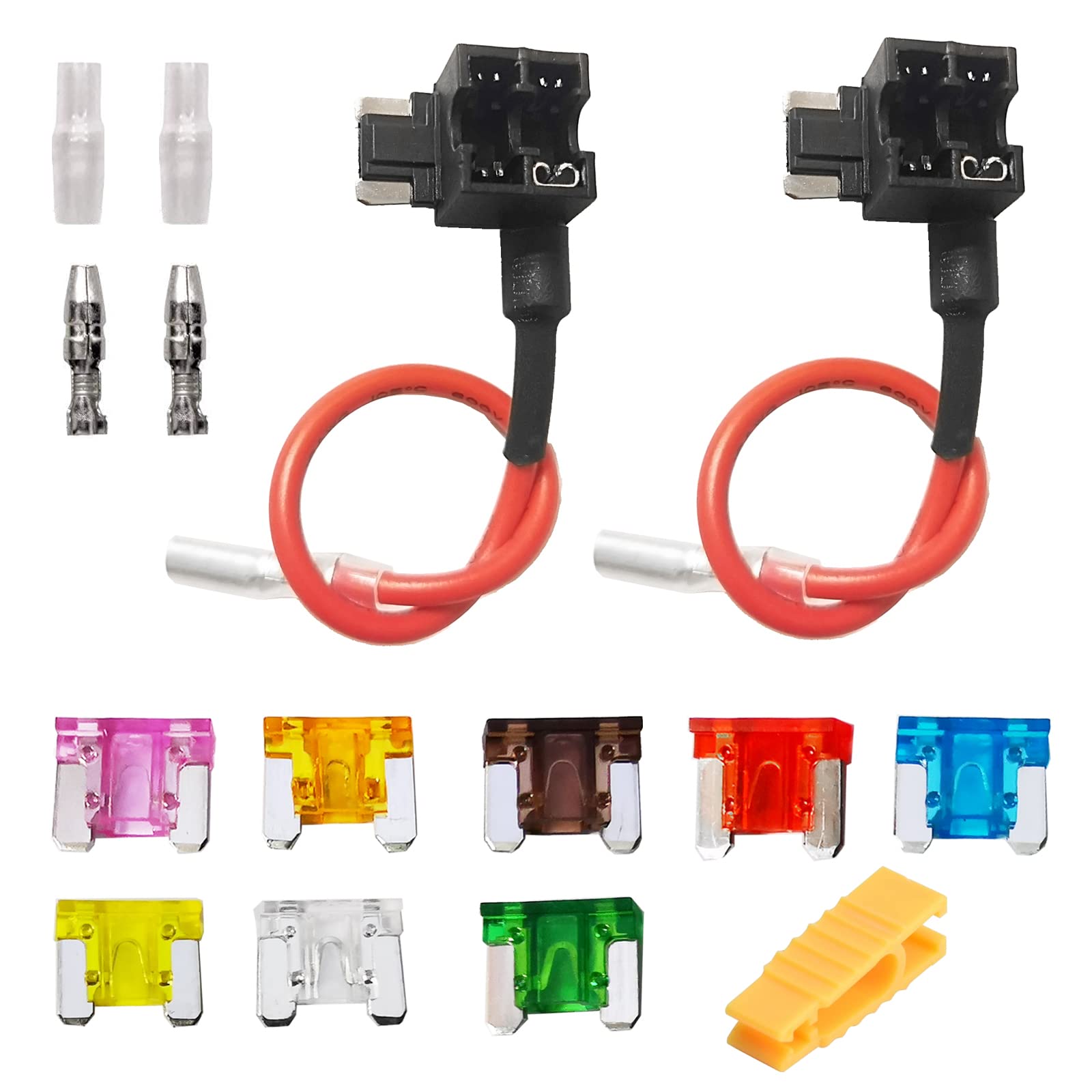 DanYun 平型低背ヒューズホルダー 3A/5A/7.5A/10A/15A/20A/25A/30Aの商品画像