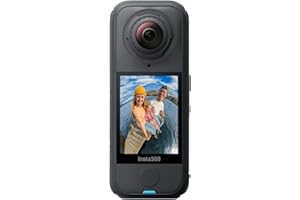 Insta360 X4 Air - Lightweight 165g 8K 360 Camera, Invisible Selfie Stick Effect, Replaceable Lenses, Shoot First & Frame Later, Built-in Wind Guard, FlowState Stabilization, AI-Powered App