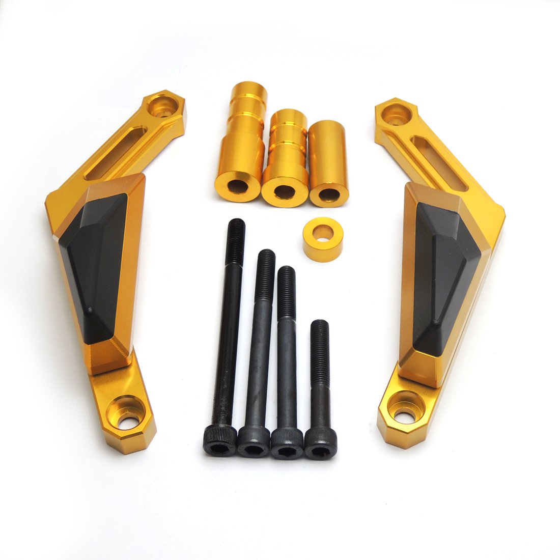 MT 09 Tamponi Paratelaio Protezioni Telaio Per Yamaha MT 09 MT09 tracer XSR900 2016 Oro Amazon Auto e Moto