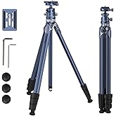 SmallRig AP-02 Lightweight Travel Tripod, 63" Camera Tripod with Compact Unconventional Center Column, 360° Ball Head, QR Plate, Travel Bag, Load up to 17.6 lbs / 8 kg, for Most DSLR Cameras -4222