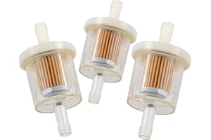 Harbot 49019-0027 Fuel Filter for Brigs and Straton 691035 493629 84001895 5065 Replace for Kawasaki 49019-7001 49019-7005 49019-0014 1/4" Inline Fuel Filter Lawn Mower 2hp 17.5hp 27hp 35hp Engines