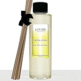 LOVSPA Meyer Lemon Diffuser Oil - Luxury Essential Oils for Diffuser Refill & Air Freshener Room Spray - Long-Lasting & Natural Home Fragrance, Scented Oil for Diffusers, USA Made, 4oz