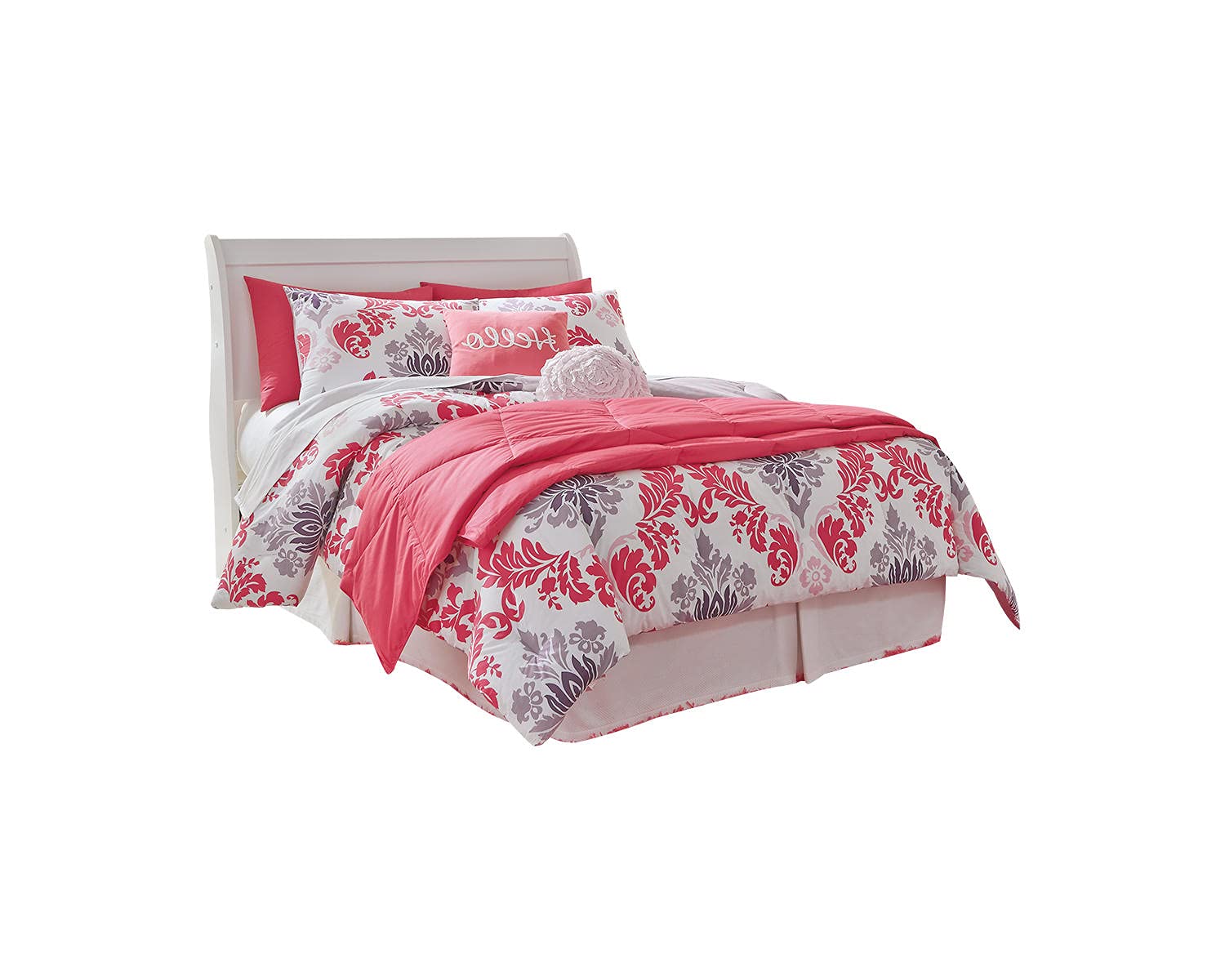 Photo 1 of Signature Design by Ashley Anarasia Traditional Full Sleigh Headboard ONLY, White