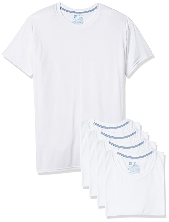 Buy Hanes Men's 5Pack XTemp Comfort Cool Crewneck Undershirt (Medium