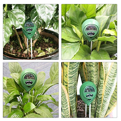 [2019 Upgraded] Soil Moisture Meter - 3 in 1 Soil Test Kit Gardening Tools for PH, Light & Moisture, Plant Tester for Home, Farm, Lawn, Indoor & Outdoor (No Battery Needed) - Thumbnail 6