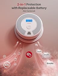 X-Sense Smart Smoke Detector Carbon Monoxide