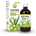 BASIC AYURVEDA Gooseberry + Aloe Vera 50-Fifty Mix Juice | Aloe Amla Fruit Juice with No Added Sugar | Source of Vitamin C | Natural Herbal Wellness | 16.23 Fl Oz/480ml