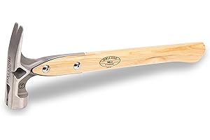 VAUGHAN DALLUGE 16oz Titanium Hammer, Magnetic Nail Holder, Smooth Face, VN07182