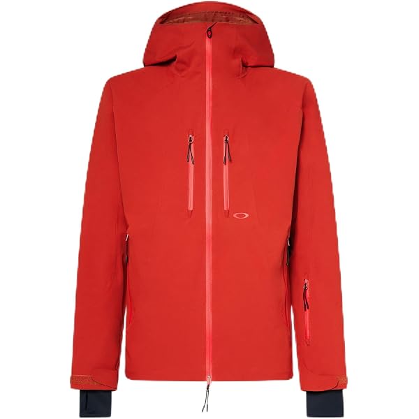 Oakley Mens Kendall Recycled Shell Jacket 2.0, Flame Red, XX-Large