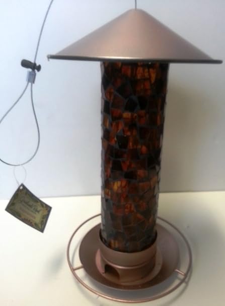 Amazon Com Grasslands Road Morning Song Glass Mosaic Bird Feeder