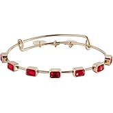 Alex and Ani November Birthstone Emerald Cut Bangle