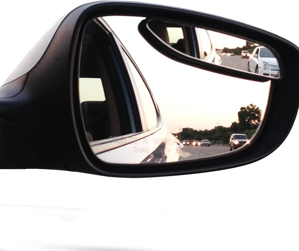 Blind Spot Mirrors. long design Car Mirror for blind side by Utopicar for traffic safety. Door mirrors for great rear view! (2 pack): Automotive