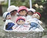 Kaloo Tendresse Fabric Doll Lucas K 25cm Soft Child Companion Green Water Scarf view 5