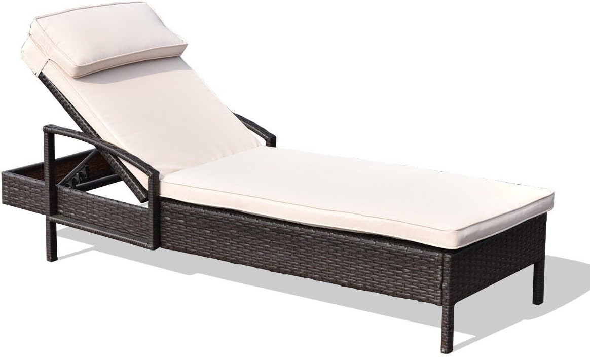 choice Outdoor Brown Wicker Rattan Sunloungers Products