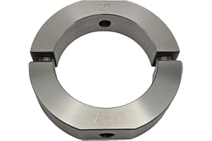 Coastal Shaft Collars – 2.00" Bore Diameter – Mountable Clamping Two Piece Shaft Collar - 303 Stainless Steel (1 Pack)