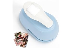 Postage Stamp Paper Punch, Postal Shape Stamp Hole Punch for Paper Crafting Scrapbooking DIY Card Making Supplies, Portable a