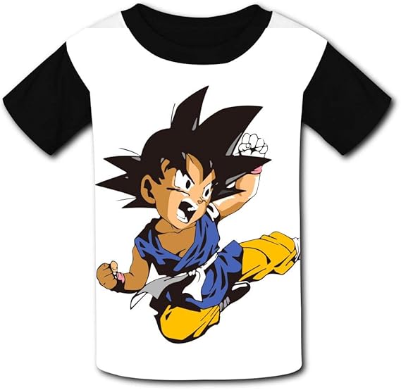 Amazon ドラゴンボール 快適でハンサムな子供用tシャツを着用する Tシャツ カットソー 通販