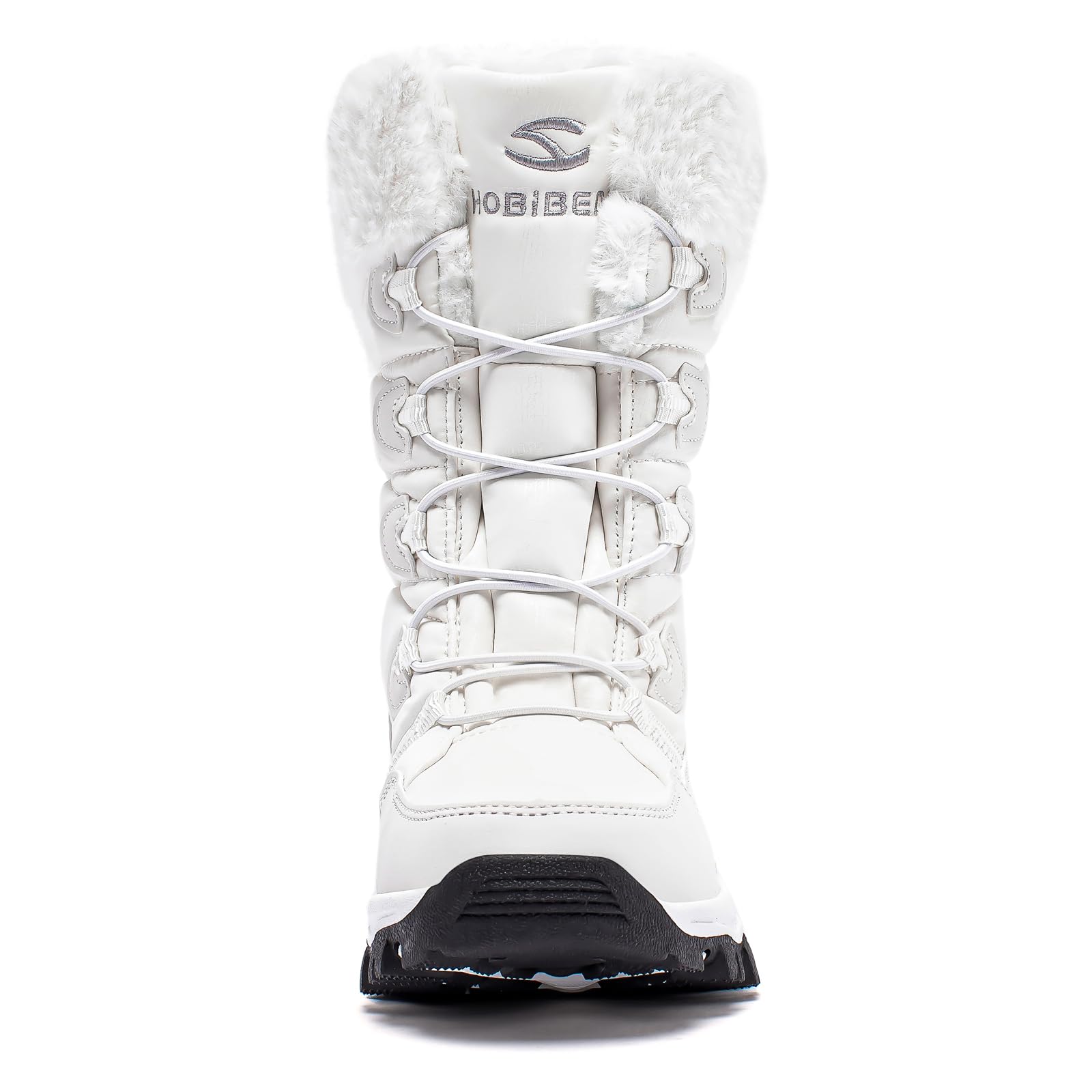 HOBIBEAR Kids Winter Snow Boots Waterproof Outdoor Warm Faux Fur Lined Shoes