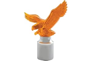 GG Grand General 94132 Chrome Cap & Amber Plastic Eagle for 1 Inch Bumper Guides