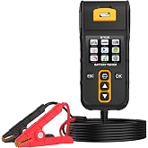 Flutree Car Battery Tester with Printer for 6V/12V/24V Automotive Batteries | Digital Battery Load Tester, Analyzer &amp; Checker with Alternator &amp; Waveform Test for Auto, Deep Cycle &amp; Marine Batteries