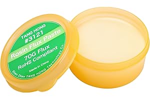 TANG HONG Rosin Flux Paste,2.47Oz/Jar Rosin Soldering Flux,For Soldering PCB/LED/Copper/Electrical Wire Repair