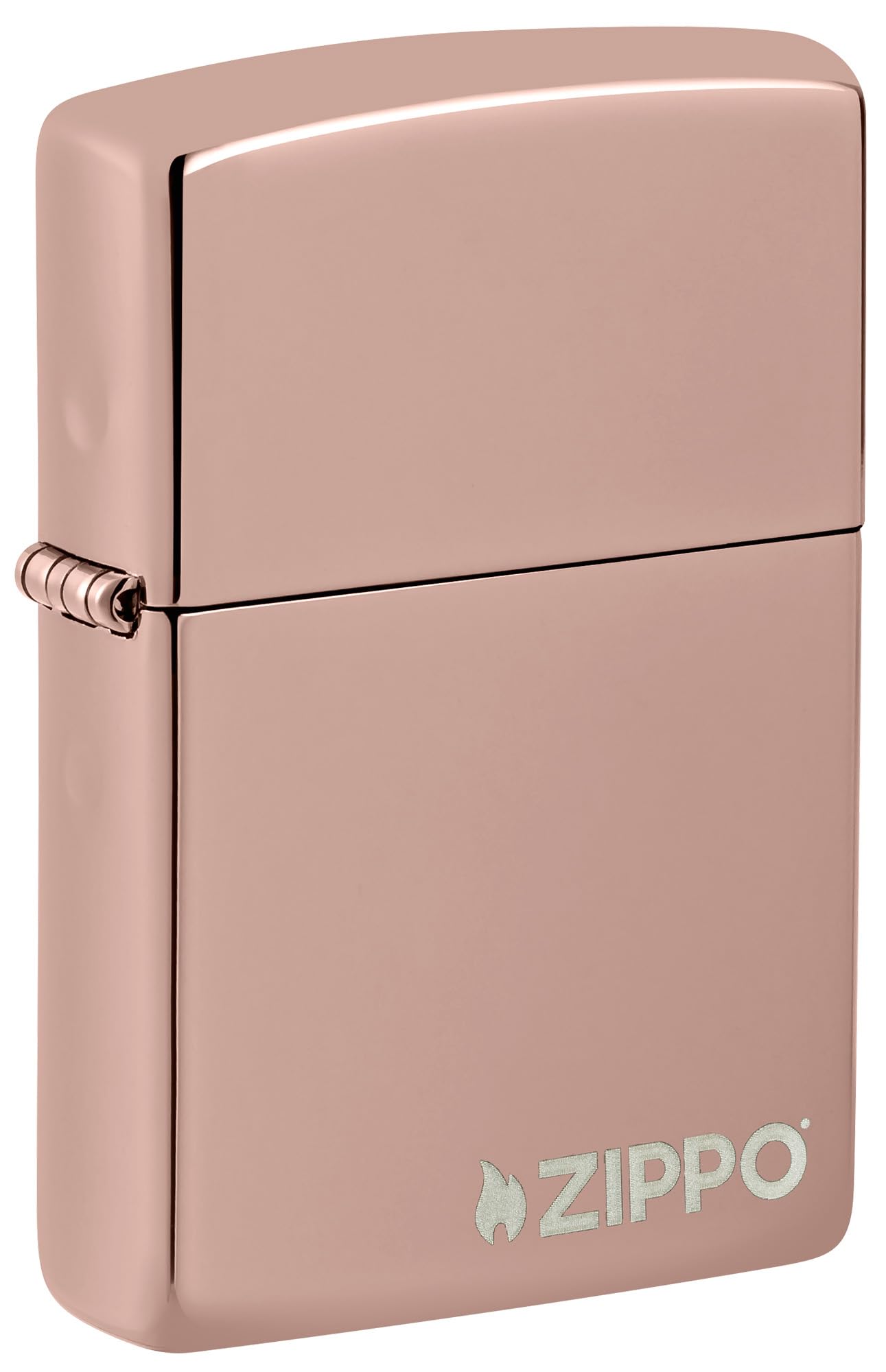 Zippo Pocket Lighter, Other, Rose Gold Logo, One Size