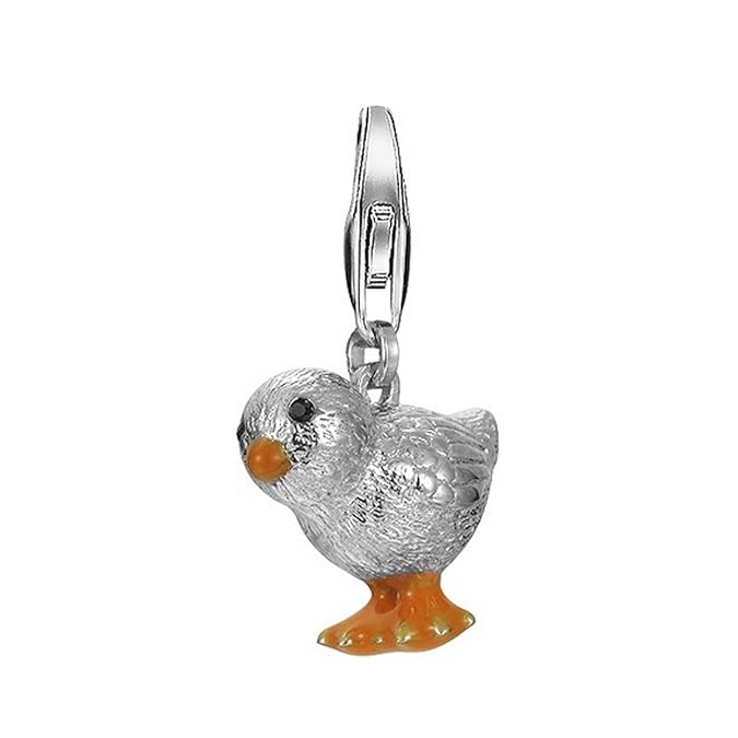 ESPRIT Damen-Charm 925 Sterling Silber rhodiniert ESCH91522A000