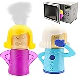 Abnaok Angry Mom Microwave Cleaner and Chilly Mama Fridge Deodoriser 2PCS Easily Clean in Minutes for Home or Office with Eng