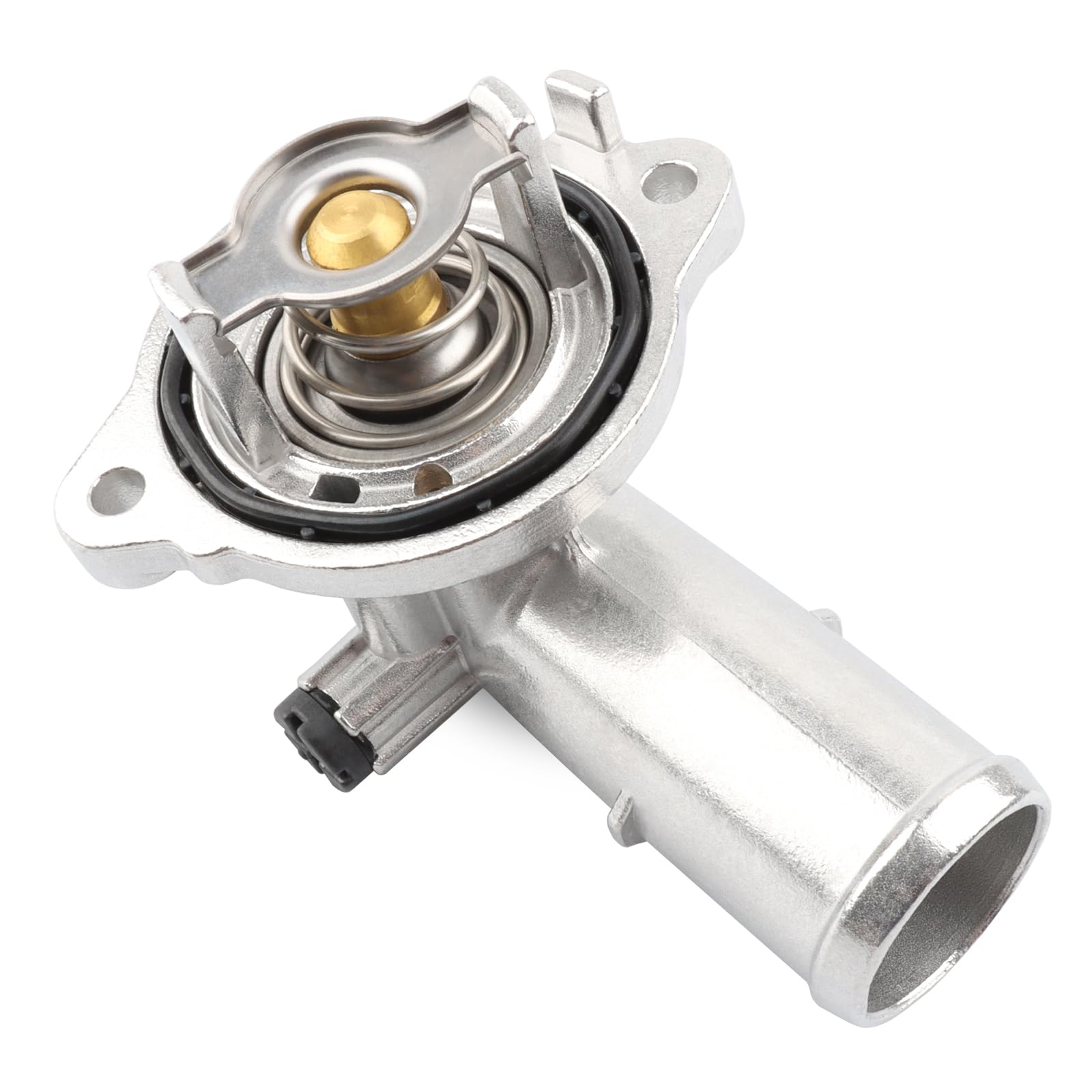 Photo 1 of Upgrade Aluminium Thermostat Housing Compatible with Maserati 3.0L - 2014-2022 Ghibli, 2017-2022 Levante, 2014-2022 Quattroporte, Replace 323056, 330424-2014 2015 2016 2017 2018 2019 2020 2021 2022