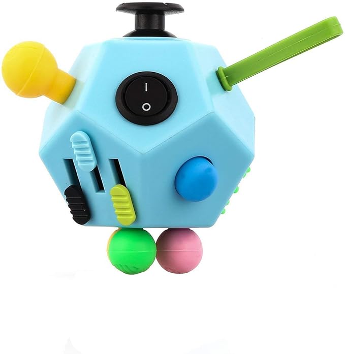 UOOEFUN 12 Side Fidget Cube,Best Fidget Toy Cube Relief