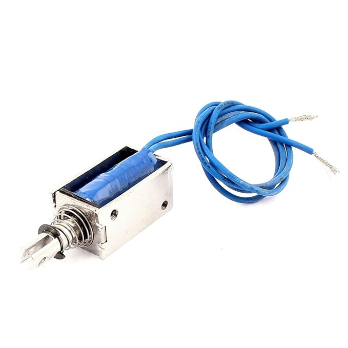 sourcing map Gegentakt-Typ DIY DC Elektromagnet Magnet Hubmagnet 10mm 5N DC 12V 0,7A DE de