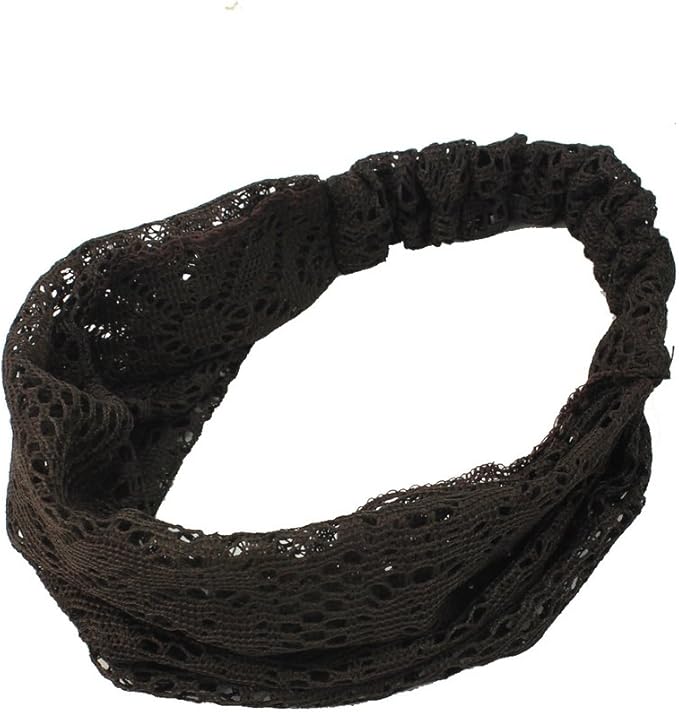 Bandanas banda para mujer, diseño de cabello de Café acrílico con banda