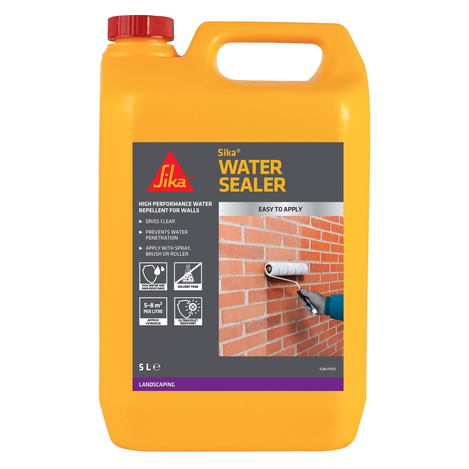 Everbuild 402 Water Seal – High Performance – Long Lasting Protection From Water Damage – Solvent-Free Formula – Water Repellant – 5 Litre