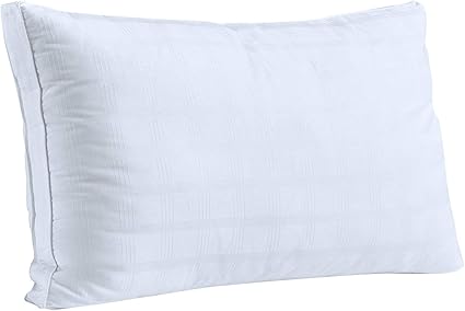 Down Alternative Pillow For Sleeping Plush 100 Cotton Cover