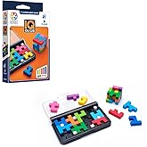 SmartGames IQ Quub &ndash; 2-in-1 Travel Logic Puzzle &amp; 3D Cube Building Game with Soft Touch Pieces, 120 Challenges, STEM Brain Teaser for Kids and Adults, Ages 6 - Adult