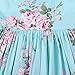 Flofallzique Summer Little Girls Dress Vintage Floral Toddler Birthday Party Easter Sundress Baby Clothes