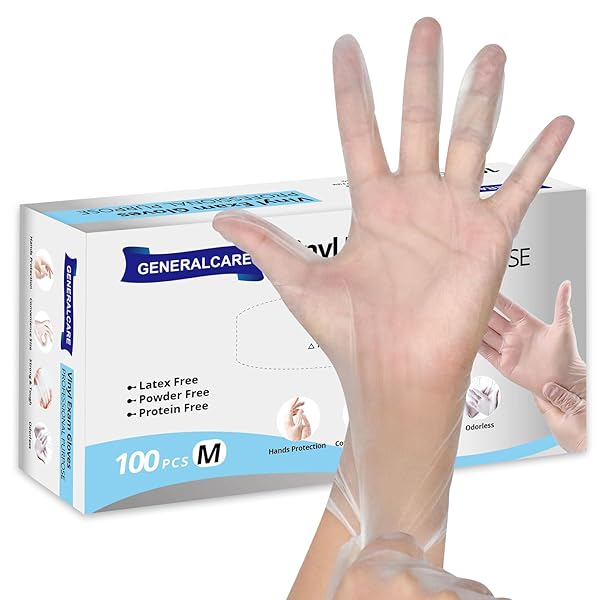 GENERALCARE DISPOSABLE GLOVES 100 THICKENED LATEX RUBBER BEAUTY FOOD SPECIAL TPE/CATERING PVC KITCHEN DURABLE