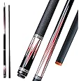KONLLEN Carbon Fiber Pool Cue Stick Low Deflection Hand-Made Inlay Billiard Cue Ultra-Smooth Professional Feeling Billiard Pool Cue Sticks for Adults