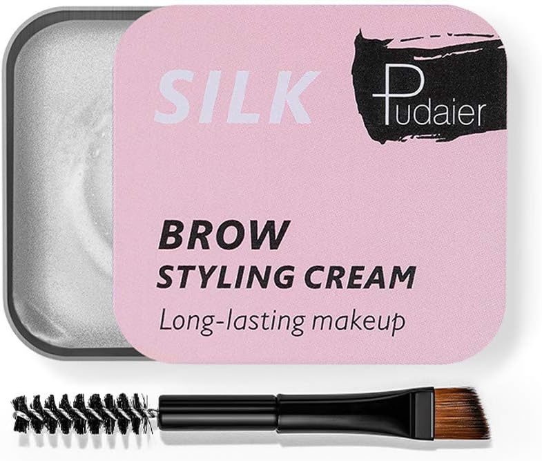Wild Eyebrow Styling Soap, general3 Eyebrow Shaping Soap Long Lasting Eye Brow Makeup Styling Gel Wax with Brush (as show)