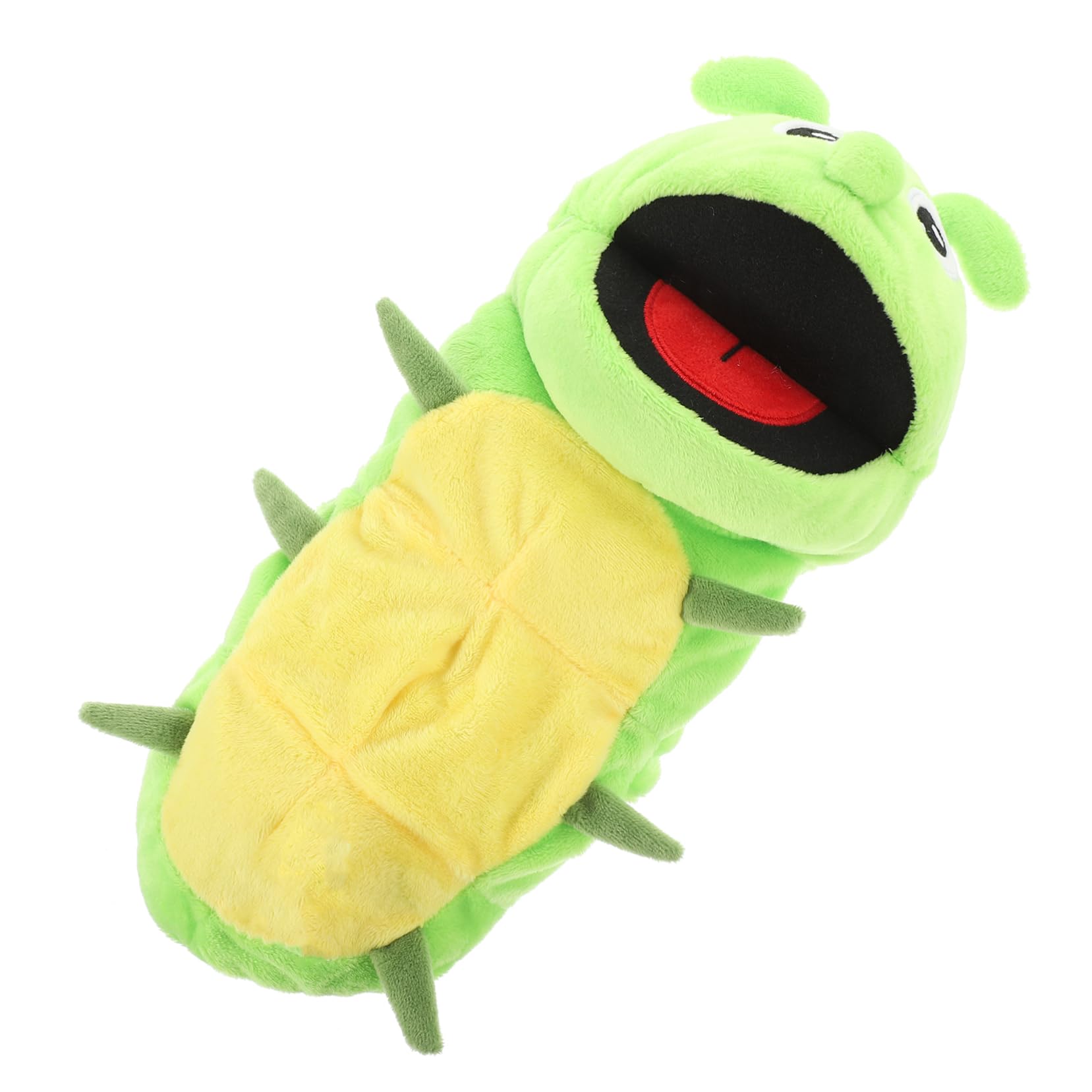 SAFIGLE Caterpillar Hand Puppet - Soft Plush Animal Puppet for Kids - Educational Role Play Toy - Engaging Imagination Game for Children - Ideal for Storytelling and Creative Play