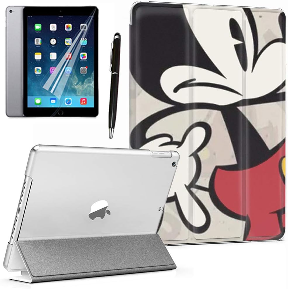 GSPSTORE iPad PRO 12.9 Inch (3th Gen) 2018 case Mickey and Minne Lightweight PU Leather Smart Auto Sleep/Wake case for iPad Pro A1876 A2014 A1895 A1985.