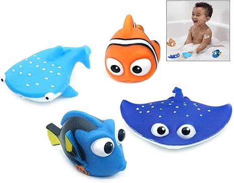 Iwobi Lot De 4 Jouets De Bain Pour Bebe Le Monde De Dory Nemo Amazon Ca Maison Et Cuisine