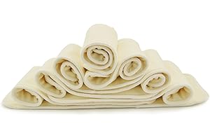 Babygoal Rayon From Bamboo, Cloth Diaper Inserts, Reusable Washable 12pcs 4-Layer Rayon from Bamboo Inserts 12MB-CA