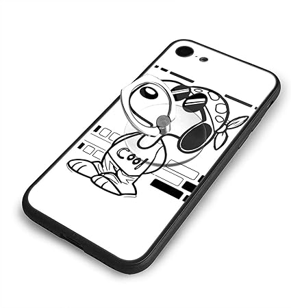 Amazon Co Jp スヌーピー Iphone Se ケース 第2世代 Iphone7ケース Iphone8 ケース Tpu 背面ガラス 指紋防止 リングが付き 軽量 耐衝撃 脱着簡単 すり傷防止 おしゃれ かわいい 全面保護 4 7インチ 家電 カメラ