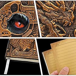 3D Dragon DND Journal Writing Notebook, Fantasy D&D