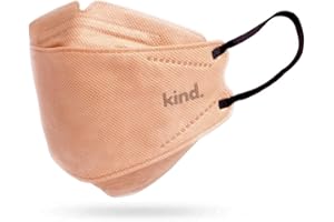 Kind 3D Willow Face Mask – 4-Layer Disposable, Lightweight & Comfortable Fit, Adult Small Size, Individually Wrapped, Reseala