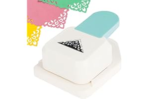 Corner Punch - Paper Punches for Crafting, Flower Pattern Triangle Shape Corner Punch Portable Cutter for DIY Card Making, Sc